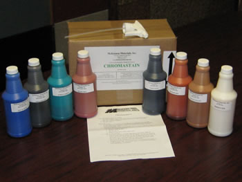 A chromastain sample kit is available.