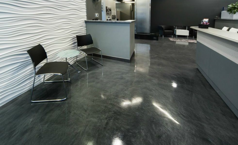 Grey Metallic Epoxy Coating for Floors