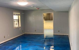 metallic epoxy floor
