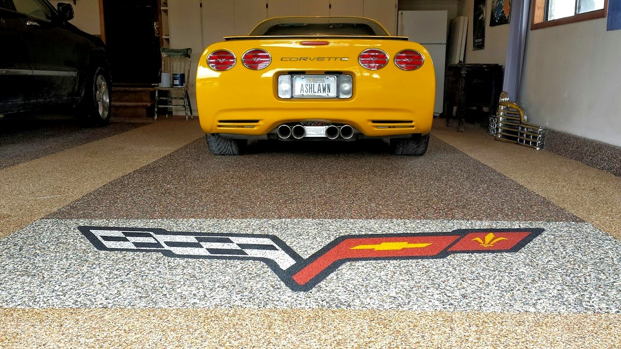 River Rock Garage Floors