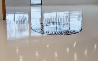 Epoxy floor coating