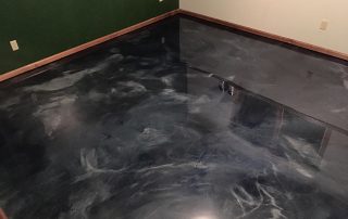 metallic epoxy floor