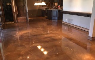 metallic epoxy floor