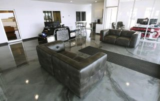 metallic epoxy floor