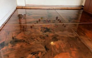 metallic epoxy floor