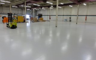light gray industrial floor