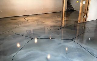 metallic epoxy floor