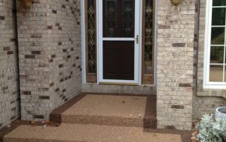 River Rock Steps and Porch